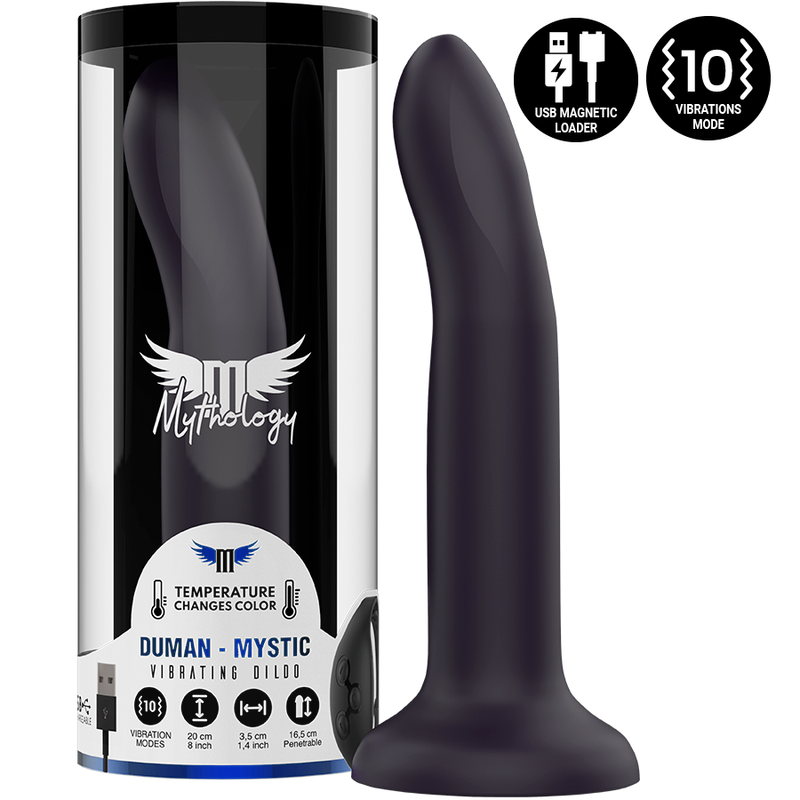POTENTE - MYTHOLOGY - DUMAN MYSTIC DILDO L - VIBRADOR COMPATÍVEL COM A TECNOLOGIA WATCHME WIRELESS