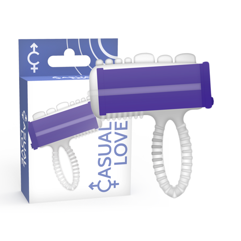 POTENTE - CASUAL LOVE - LÍNGUA VIBRADORA DE ANEL LILAC