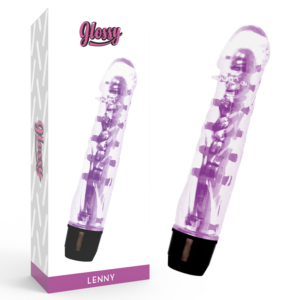 POTENTE - GLOSSY - VIBRADOR LENNY ROXO
