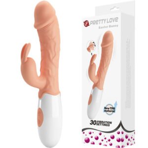 POTENTE - PRETTY LOVE - VIBRADOR COELHO DA PSCOA COM ESTIMULADOR