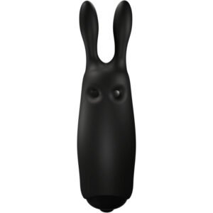 POTENTE - ADRIEN LASTIC - VIBRADOR COELHO PRETO DE BOLSO LASTIC