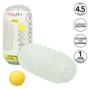 POTENTE - CALEXOTICS - BOUNDLESS REVERSÍVEL SQUISHY BALL STROKE CINZA
