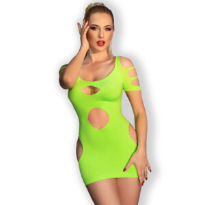 POTENTE - CHILIROSE - VESTIDO CR 4671 VERDE S/M