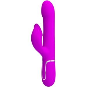 POTENTE - PRETTY LOVE - VIBRADOR COELHO PÉROLAS VIOLETA