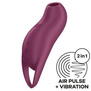 POTENTE - SATISFYER - POCKET PRO 1 ESTIMULADOR DE CLITÓRIS GARNET