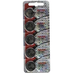 POTENTE - MAXELL - BATERIA LITIO CR2032 3V - 5 UNIDADES
