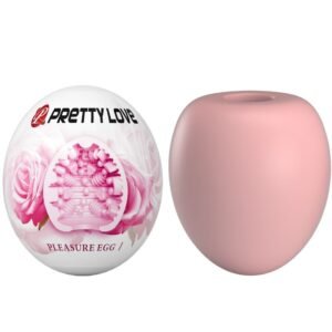 POTENTE - PRETTY LOVE - MASTURBADOR MASCULINO ROSA OVO