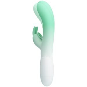 POTENTE - PRETTY LOVE - VIBRADOR CERBERUS RABBIT 30 VIBRAÇÕES VERDE