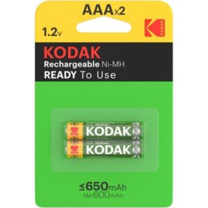 POTENTE - KODAK - BATERIA RECARREGÁVEL HR03 AAA 650mAh BLISTER*2