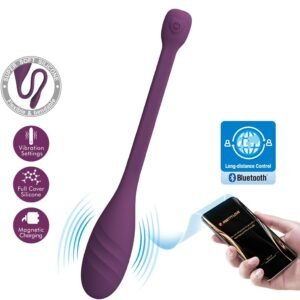 POTENTE - PRETTY LOVE - VIBRADOR CONTROLADO POR APLICATIVO LEVIATHAN ROXO