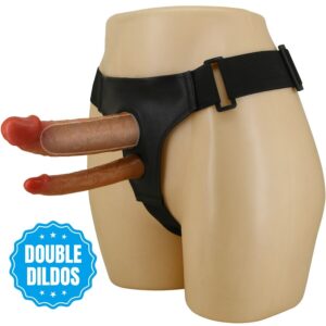POTENTE - PRETTY LOVE - KEAVEN HARNESS BRIEFS DUPLO DILDO UNIVERSAL E CONFORTÁVEL