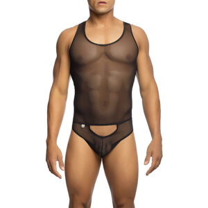 POTENTE - MOB - BODYSHEER PRETO TRANSPARENTE TAMANHO L/XL