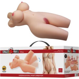 POTENTE - CRAZY BULL - TIFFANY TORSO FEMININO REALISTA VAGINA E ANAL 5