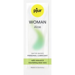 POTENTE - PJUR - WOMAN ALOE LUBRIFICANTE  BASE DE GUA 2 ML