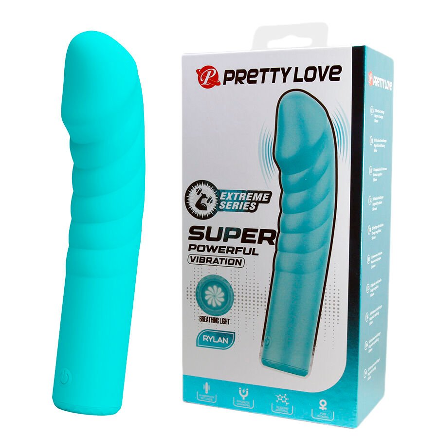 POTENTE - PRETTY LOVE - RYLAN VIBRADOR AZUL PARA PONTO G