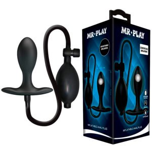 POTENTE - MR PLAY - PLUG ANAL INFLÁVEL AJUSTÁVEL