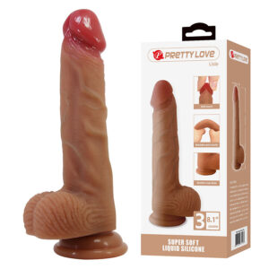POTENTE - PRETTY LOVE - LISLE DILDO REALISTA COM VENTOSA 20