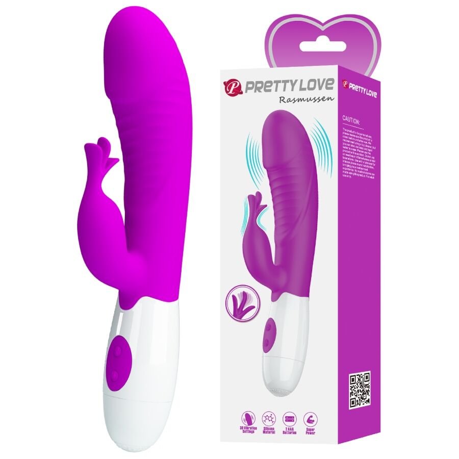 POTENTE - PRETTY LOVE - RASMUSSEN VIBRADOR DE PONTO G ROXO