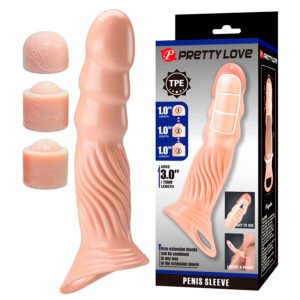 POTENTE - PRETTY LOVE - CAPA PENIANA TEXTURIZADA COM EXTENSORES
