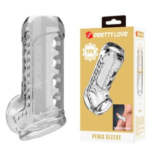 POTENTE - PRETTY LOVE - CAPA PENIANA TRANSPARENTE TEXTURIZADA