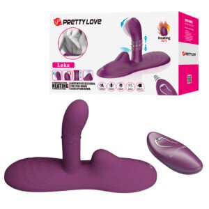 POTENTE - PRETTY LOVE - LUKA VIBRADOR DE SENTADO COM EFEITO DE CALOR E CONTROLE REMOTO