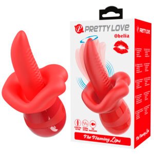 POTENTE - PRETTY LOVE - OBELIA VIBRADOR DE LÍNGUA COM MOVIMENTO ORBITAL