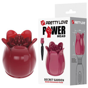 POTENTE - PRETTY LOVE - SECRET GARDEN CABEÇA DE MASSAGEM ROSA