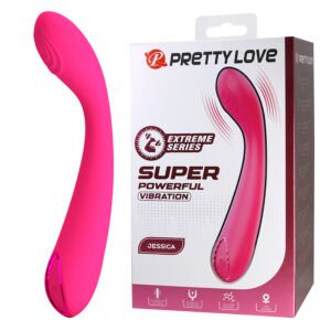 POTENTE - PRETTY LOVE - JESSICA VIBRADOR ROSA DE ALTA POTÊNCIA