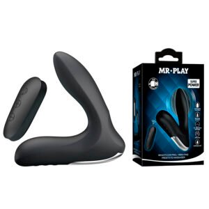 POTENTE - MR PLAY - MASSAGEADOR DE PRÓSTATA COM CONTROLE REMOTO DE VIBRAÇÃO