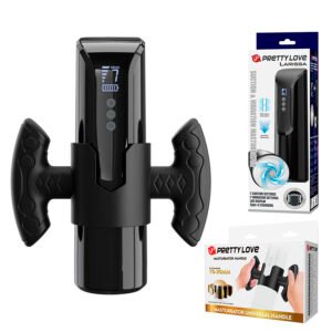 POTENTE - PRETTY LOVE - LARISSA MASTURBADOR DE SUCÇÃO COM VIBRAÇÃO + SUPORTE