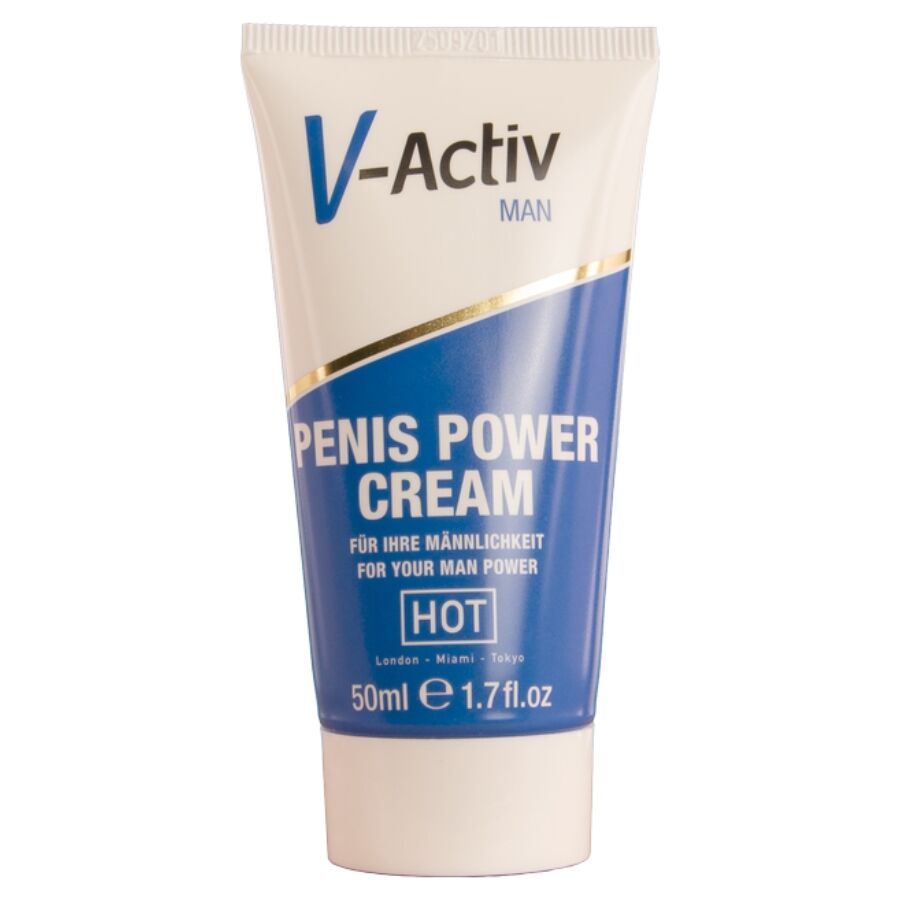 HOT - CREME PARA POTÊNCIA PENIANA V-ACTIV PARA HOMENS 50 ML - Image 2