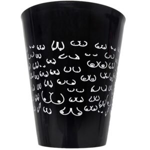 POTENTE - DIABLO PICANTE - COPO PRETO 500 ML COM SEIOS BRANCOS