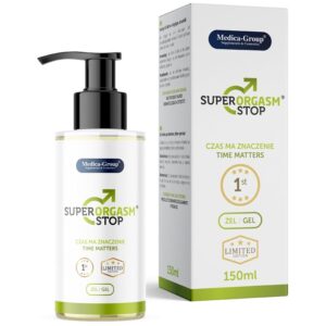 POTENTE - MEDICA GROUP - SUPER ORGASM STOP GEL ÍNTIMO PARA HOMENS 150 ML