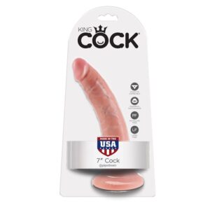 POTENTE - KING COCK - 7 CARNE DE DILDO 17.8 CM