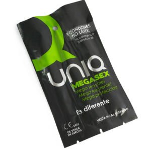 POTENTE - UNIQ - MEGASEX LATEX FREE SENSITIVE CONDOMS 3 UNITS