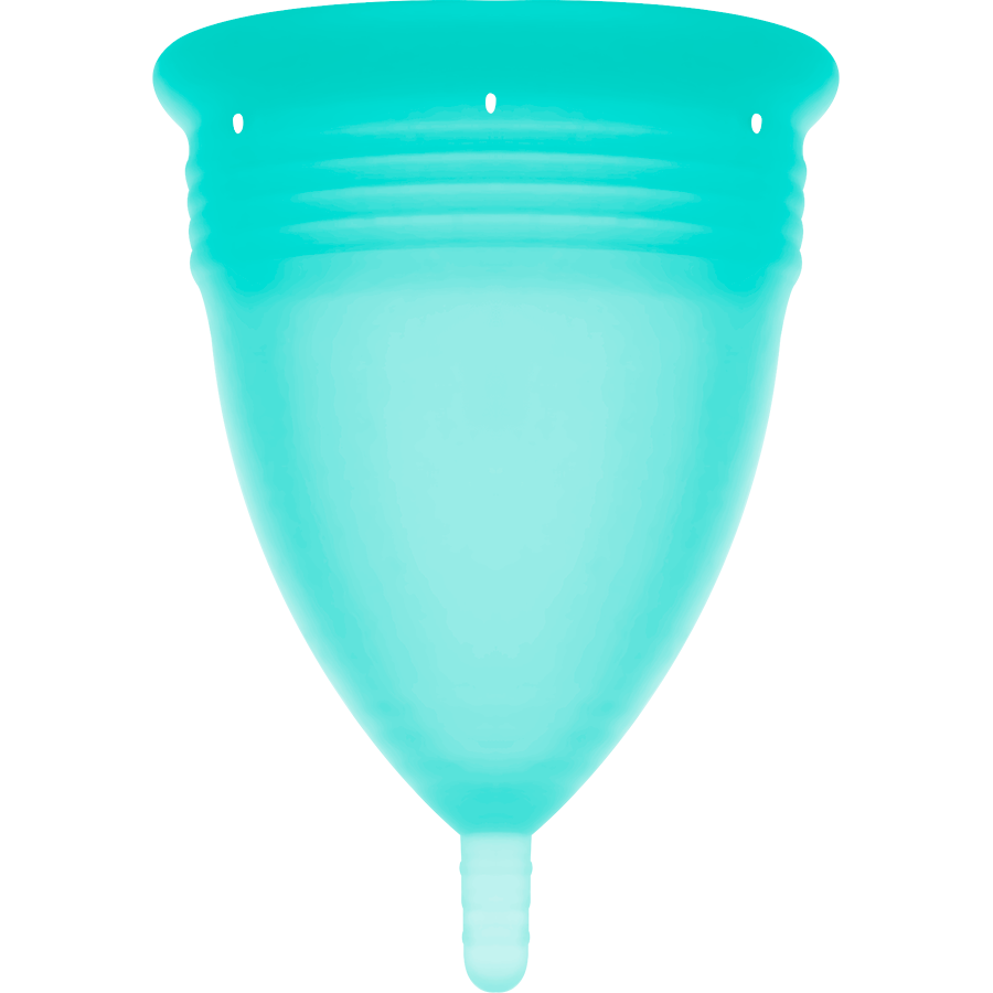 STERCUP - COPO MENSTRUAL DE SILICONE FDA AQUAMARINE - TAMANHO S - Image 3