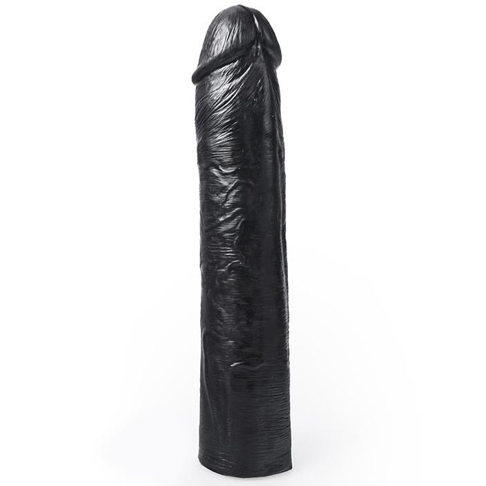 POTENTE - SISTEMA PENDURADO - DILDO REALISTA COR PRETA BENNY 25