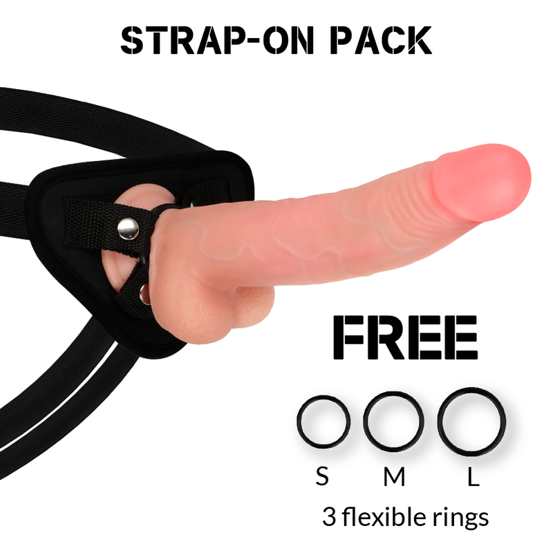 POTENTE - ROCKARMY - ARNÊS + LEOPARDO DUPLA DENSIDADE 23 CM -O- 4.77 CM