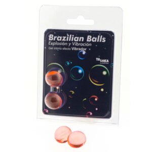 POTENTE - TALOKA - 2 BOLAS BRASILEIRAS EFEITO VIBRATÓRIO GEL EMOCIONANTE