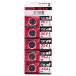 POTENTE - MAXELL - BATERIALITIO CR1616 3V 5UDS