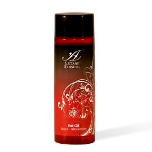 POTENTE - EXTASE SENSUAL - ÓLEO ESTIMULANTE DE CALOR DE MORANGO 100 ML