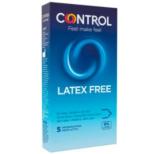POTENTE - CONTROL - FREE SIN LATEX CONDOMS 5 UNITS