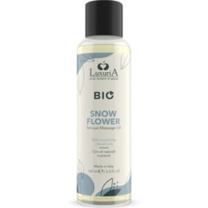 POTENTE - INTIMATELINE LUXURIA - ÓLEO DE MASSAGEM BIO SNOW FLOR 100 ML