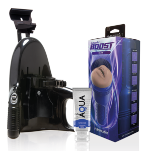 POTENTE - FLESHLIGHT - BLOW LM FLESH RP + LANÇAMENTO UNIVERSAL + LUBRIFICANTE AQUA QUALITY 50 ML
