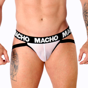POTENTE - MACHO - MX26X1 JOCK GRID BRANCO S