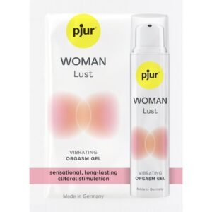 POTENTE - PJUR - GEL VIBRATÓRIO WOMAN LUST DOSE ÚNICA PARA ORGASMO 1