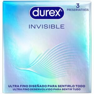 POTENTE - DUREX - PRESERVATIVOS ULTRA FINOS INVISÍVEIS 3 UNIDADES