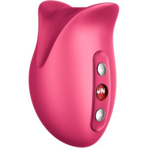 POTENTE - FUN FACTORY - VIBRADOR BELLE AIR PULSE FRAMBOESA