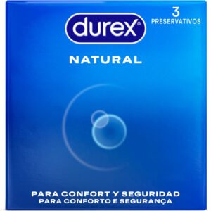 POTENTE - DUREX - PRESERVATIVOS NATURAIS 3 UNIDADES