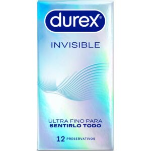 POTENTE - DUREX - PRESERVATIVOS ULTRA FINOS INVISÍVEIS 12 UNIDADES